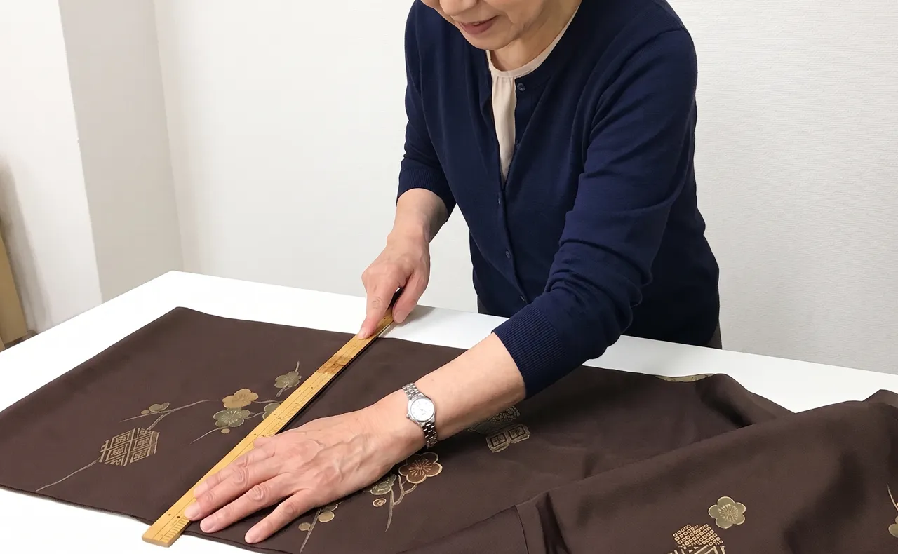 着物の「仕立て直し」と「寸法直し」の違い
