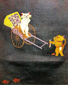猫の人力車