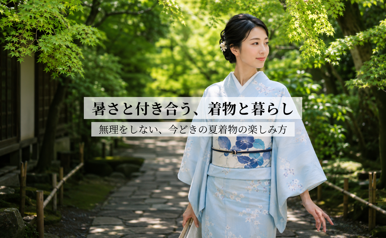 暑さと付き合う、着物と暮らし